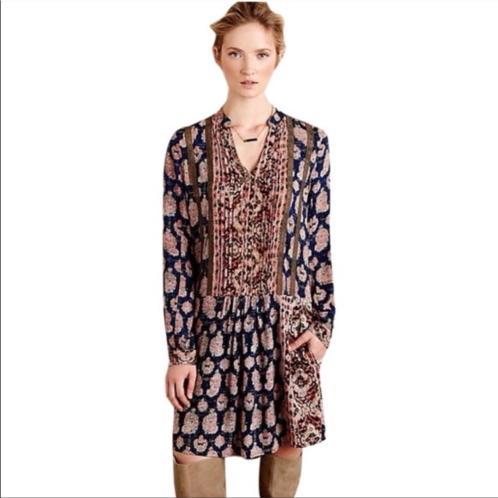 Floral Print Dress - Multicolor